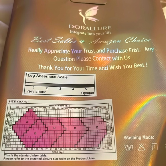 Dorallure Elegance Slimming & Secret.   Stockings with lace - Picture 5 of 6